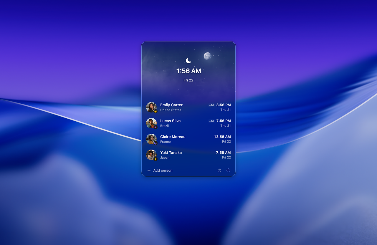 Yonder dark mode